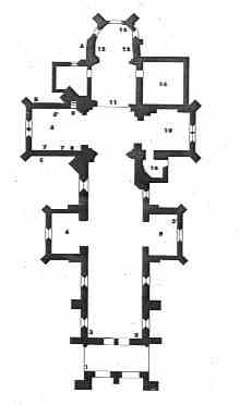 Plan de l'église
