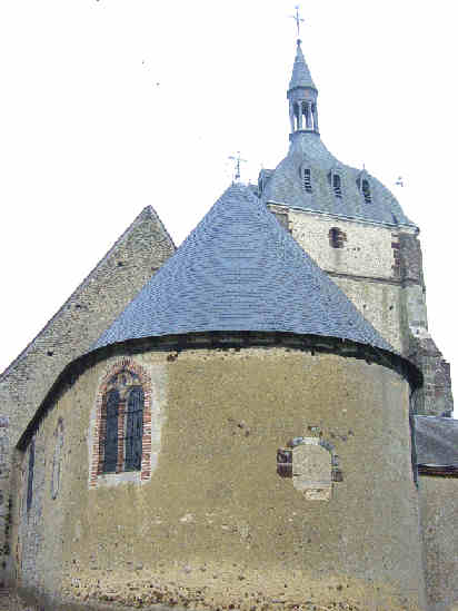 Le chevet du XIIème siècle