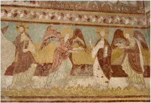 Le Christ servi par des anges