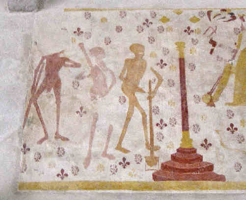 Les trois morts (détail)