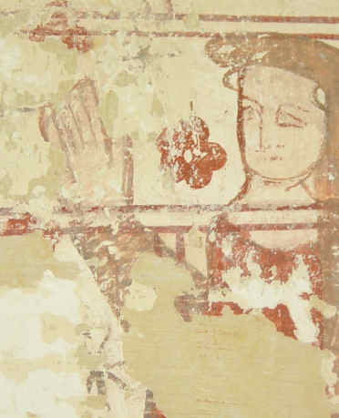 A gauche, donateur (détail)
