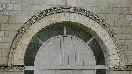Archivolte du portail occidental