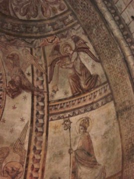 Ange thuriféraire et Saint Hadouin