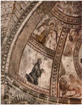Ange thuriféraire et Saint Benoît