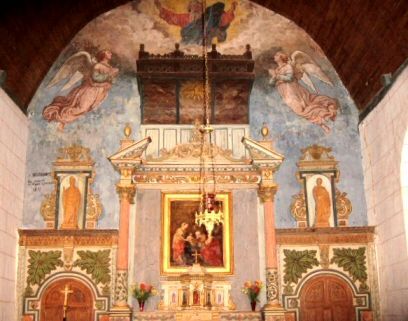 Retable et ses peintures murales du XVIIème siècle