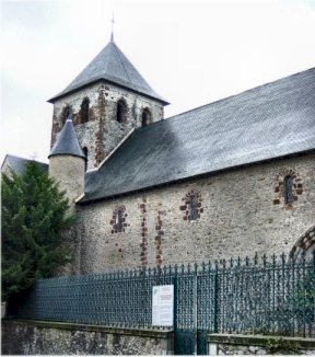 Mur nord de la nef
