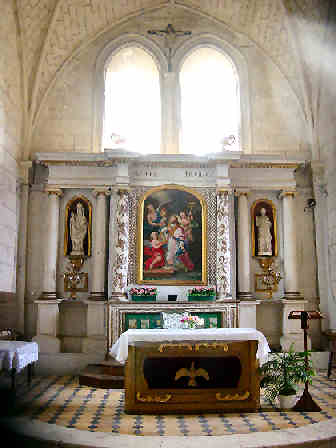 L'autel et le retable