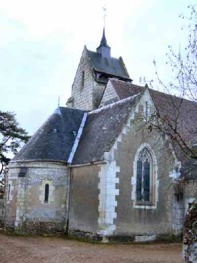 Poncé: Abside, clocher et mur nord Poncé