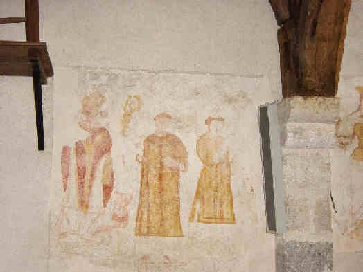 A bishop with his deacon and subdeacon