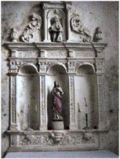 Retable de la chapelle sud