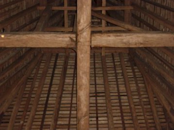 la charpente de la croisée