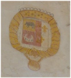 2)Intrados décoré de rinceaux