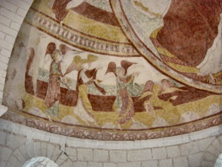 Anges porteurs d'offrandes et Saint-Marc (lion ailé)