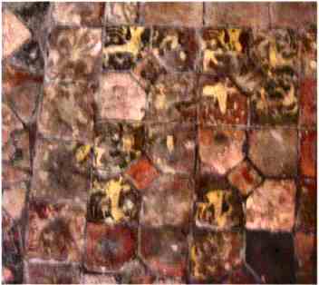 Groupe de carreaux incrustés