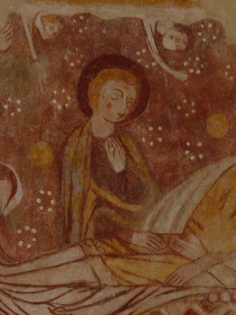 A droite: mise au tombeau (détail)