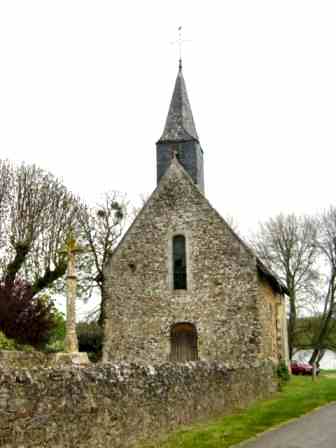 Façade ouest de la chapelle
