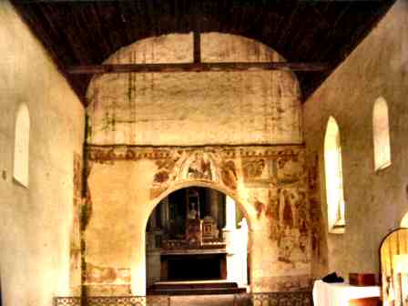 Nef , mur diaphramme et choeur