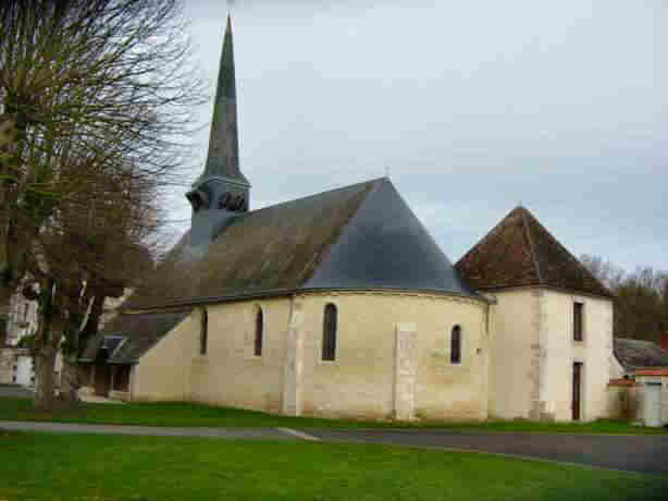 Chevet, mur sud et porche