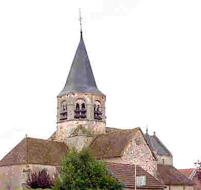 Vue Nord-ouest et clocher octogonal (XIIème siècle)
